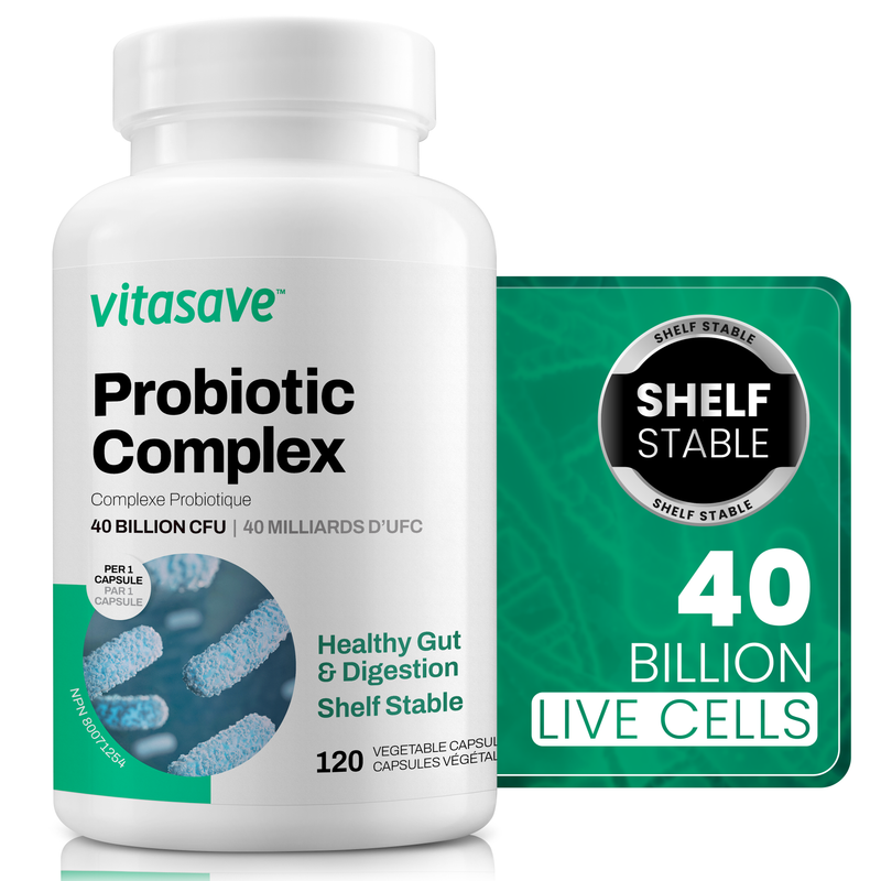 Vitasave Probiotic Complex 40 Billion - Shelf Stable Capsules
