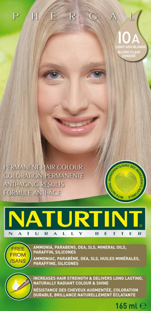 Naturtint Permanent Colouring Gel 10A - Light Ash Blonde (165 mL)