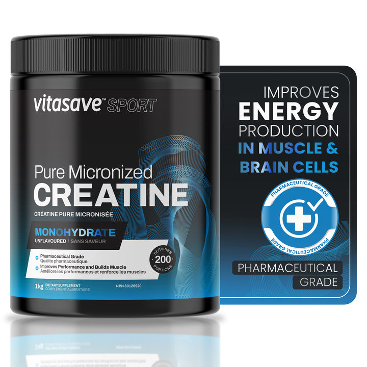 Vitasave Sport Pure Micronized Creatine Monohydrate - Pharmaceutical Grade