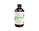 A bottle of Palma Christi Organic Castor Oil, 120 ml size, with a green and white label.