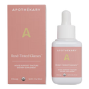 Apothékary Rosé-Tinted Glasses herbal supplement jar, 30 servings.