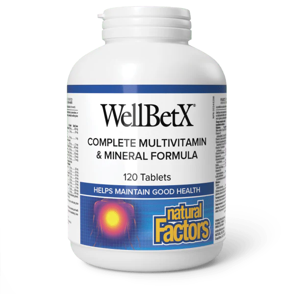 Natural Factors WellBetX Complete Multivitamin (120 Tablets)