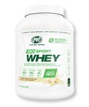 PVL Essentials Iso Sport Whey Protein in Creamy Vanilla flavor, a high-quality protein powder designed for athletes and fitness enthusiasts, offering a smooth, delicious taste and superior muscle recovery benefits.