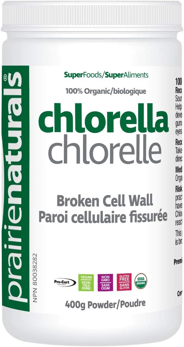 Prairie Naturals Chlorella Broken Cell Wall (400 g)