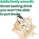 "Pure Vanilla Bean Grass Fed Whey Protein by Vitasave, 832g tub with nutritional benefits."