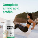 "Vitasave Vanilla Bean Grass Fed Whey Protein - 832g, high-quality protein for athletes."