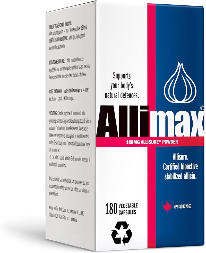 Allimax Stabilized Allicin 180 mg (VCaps)