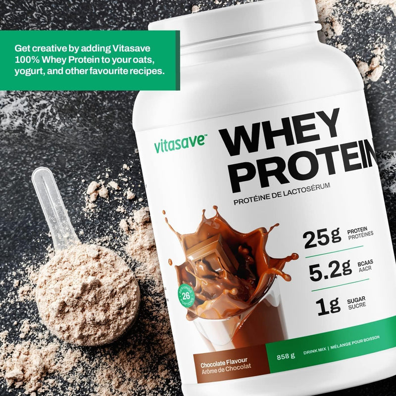 Vitasave Grass Fed Whey Protein - Chocolate (858 g)