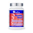 CanPrev Healthy Heart supplement bottle containing 120 vegetable capsules, designed to support cardiovascular health naturally.