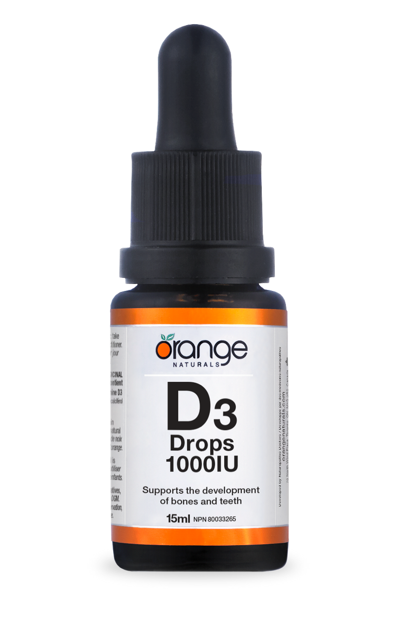 Orange Naturals D3 1000 IU Drops (15 mL)