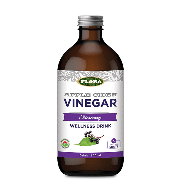 Flora Apple Cider Vinegar Wellness Shot - Elderberry