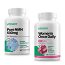 Vitasave Youthful Balance Bundle (Women's Once Daily Probiotic + Pure NMN)
