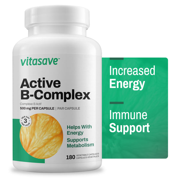 Vitasave Active B-Complex (180 VCaps)