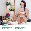 Angle shot of the EFX Sports creatine supplement emphasizing the pH-Correct® creatine branding and 500g weight.