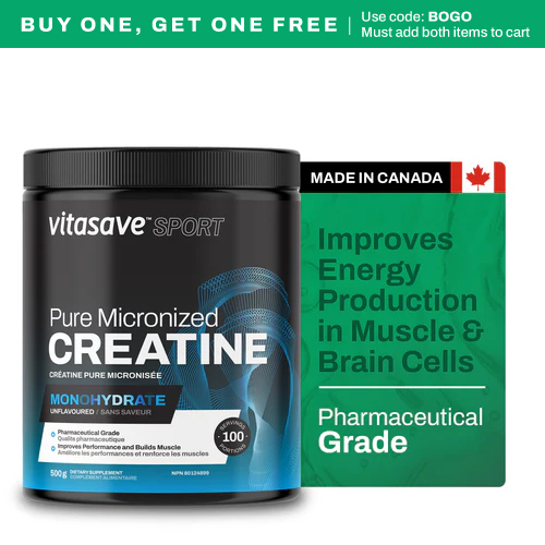 Vitasave Sport Pure Micronized Creatine Monohydrate - Pharmaceutical Grade