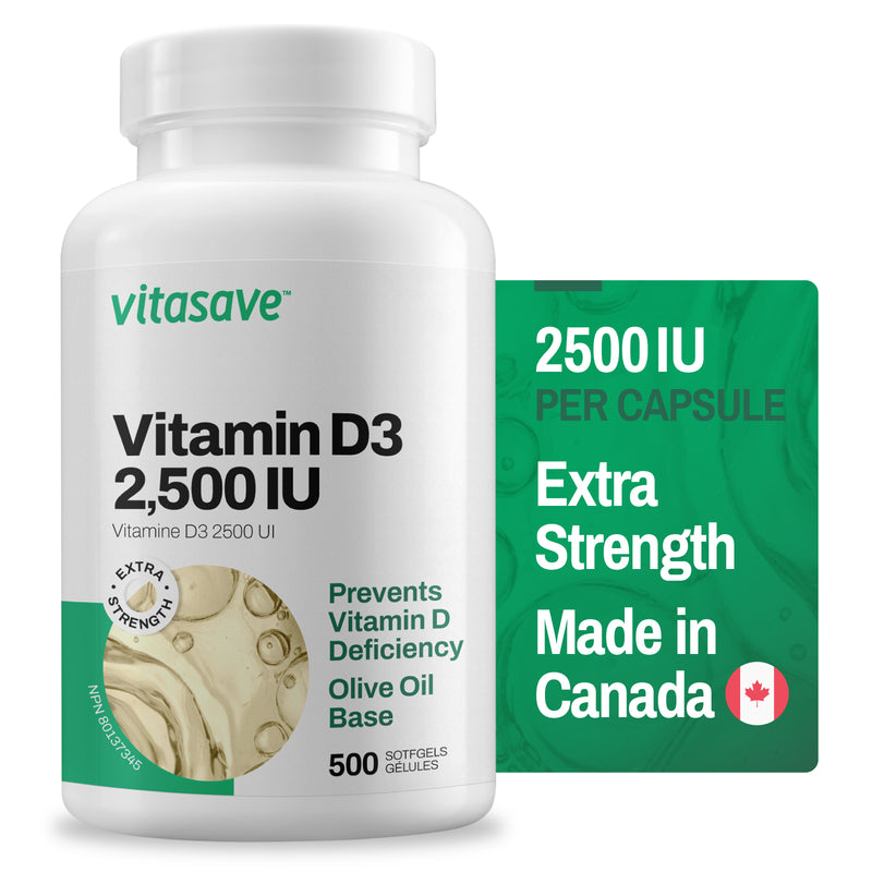 Vitasave - Vitamin D3 2500IU Extra Strength