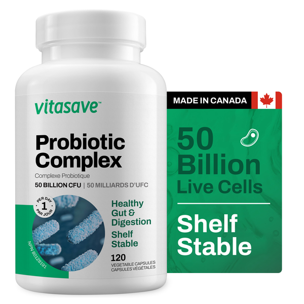 Vitasave Probiotic Complex 50 Billion - Shelf Stable Capsules