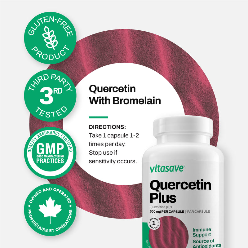 Vitasave Quercetin Plus Bromelain 500mg