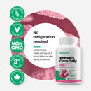 Close-up of Vitasave Women's Probiotic Once Daily capsules – 50 Billion CFU for digestive health