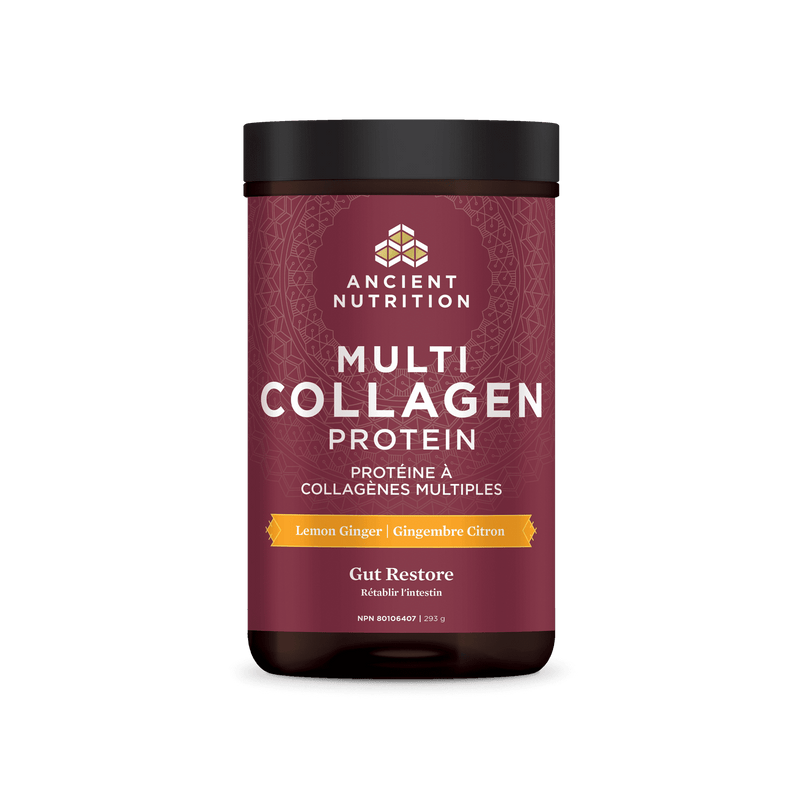 Ancient Nutrition Multi Collagen Protein Gut Restore - Lemon Ginger 293 g Image 1