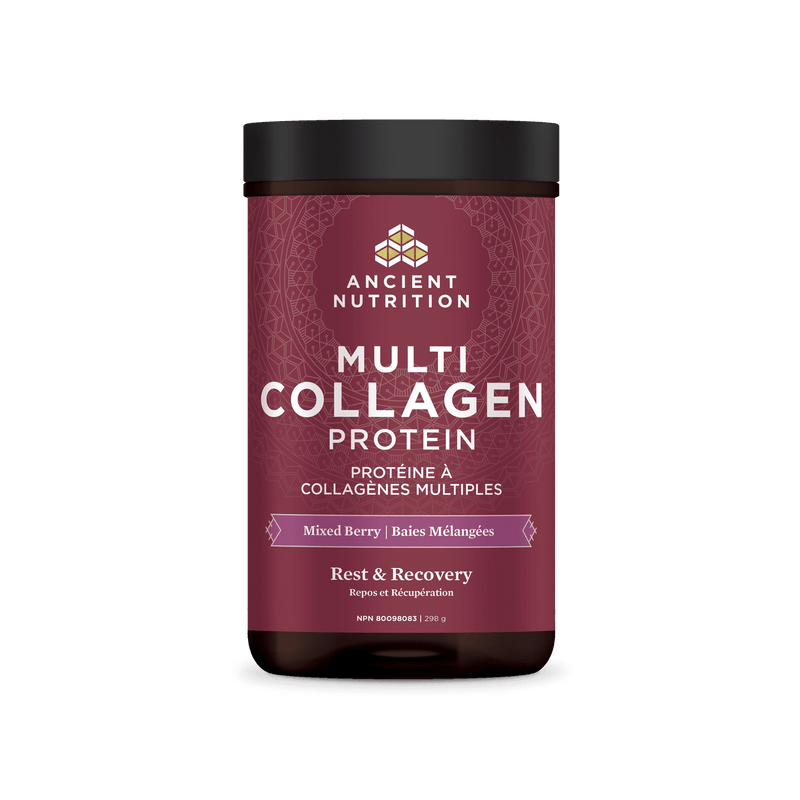Ancient Nutrition Multi Collagen Protein Rest & Recovery - Mixed Berry 298 g Image 1