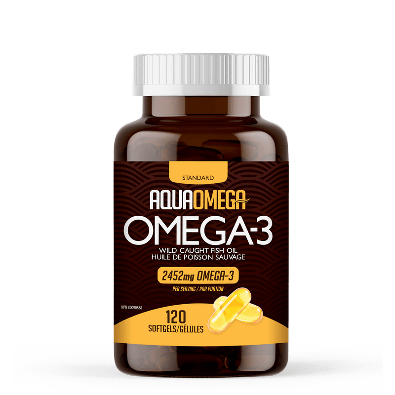 AquaOmega Standard Omega-3 2450 mg Softgels Image 1