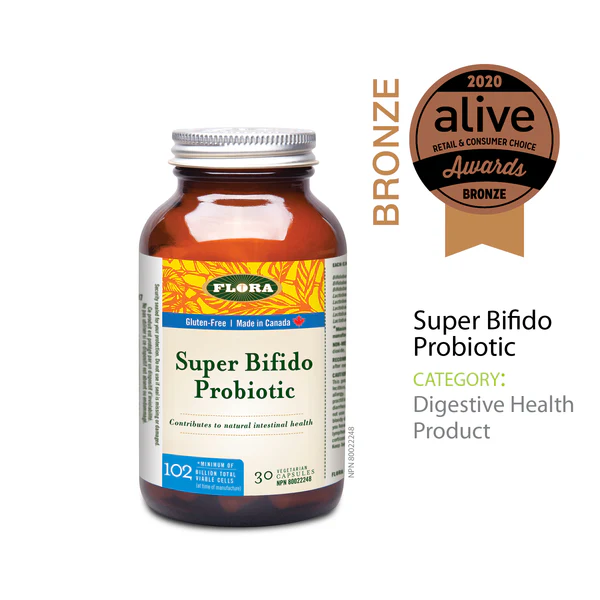 Flora Super Bifido Probiotic 61 Billion Viable Cells (30 VCaps)