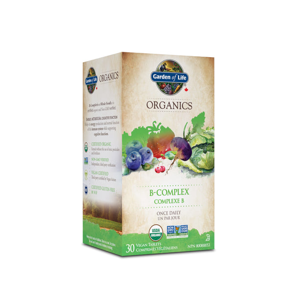 Garden of Life mykind Organics B-Complex Once Daily (30 Tablets)