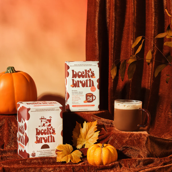 Beck's Broth - Protein Pumpkin Spice Hot Chocolate - 12 Servings