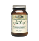 A bottle of Flora Beyond Grape Seed capsules, which is a dietary supplement for vein health.