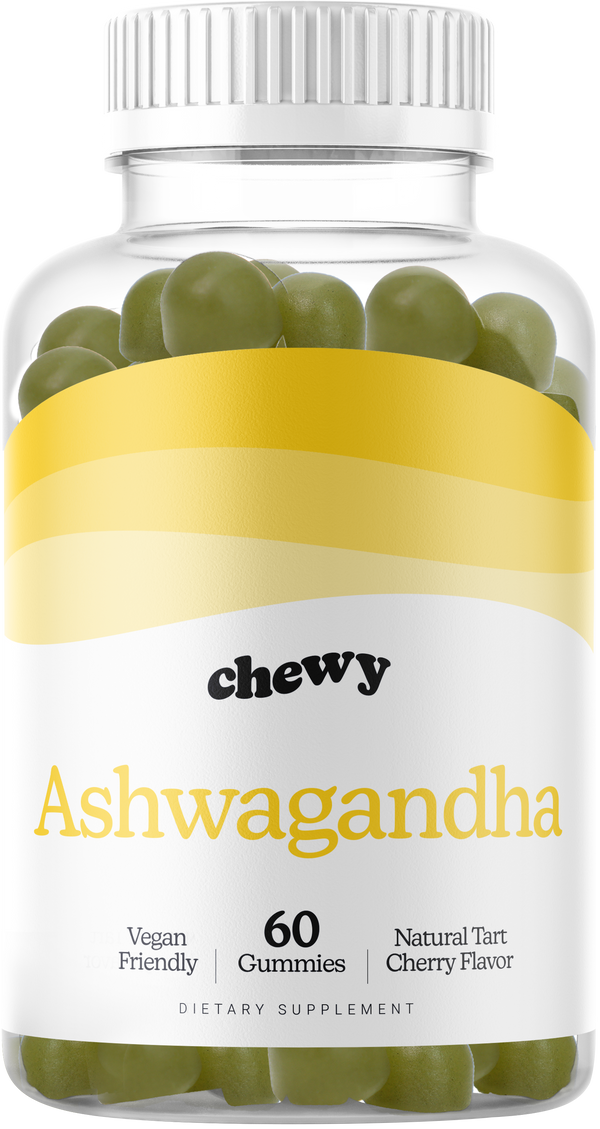 Chewy Ashwagandha - Natural Tart Cherry (60 Gummies)