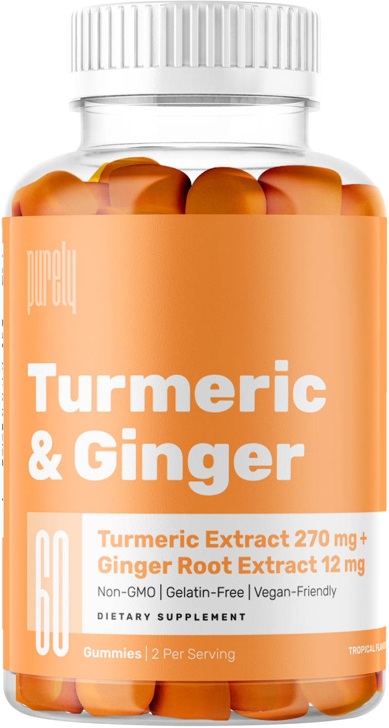 Purely Turmeric & Ginger (60 Gummies)