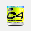 C4 Sport Pre Workout Icy Blue Razz, 30 servings container.