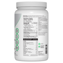 A container of Garden of Life Sport Certified Grass Fed Whey protein powder in chocolate flavor.