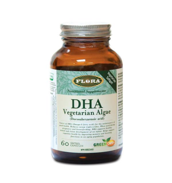 Flora DHA Vegetarian Algae (60 VCaps)