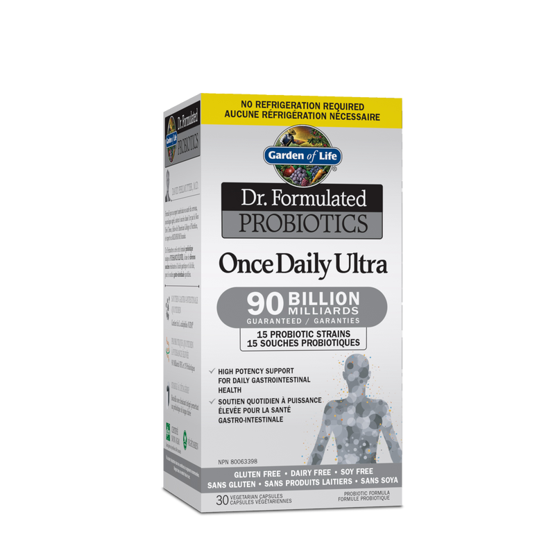 Garden of Life Dr. Formulated Probiotics Once Day Ultra 90 Billion (30 VCaps)