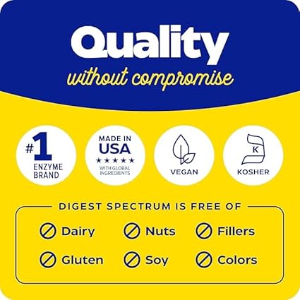 Enzymedica - Digest Spectrum, Multiple Food Intolerance Formula (120 Caps)