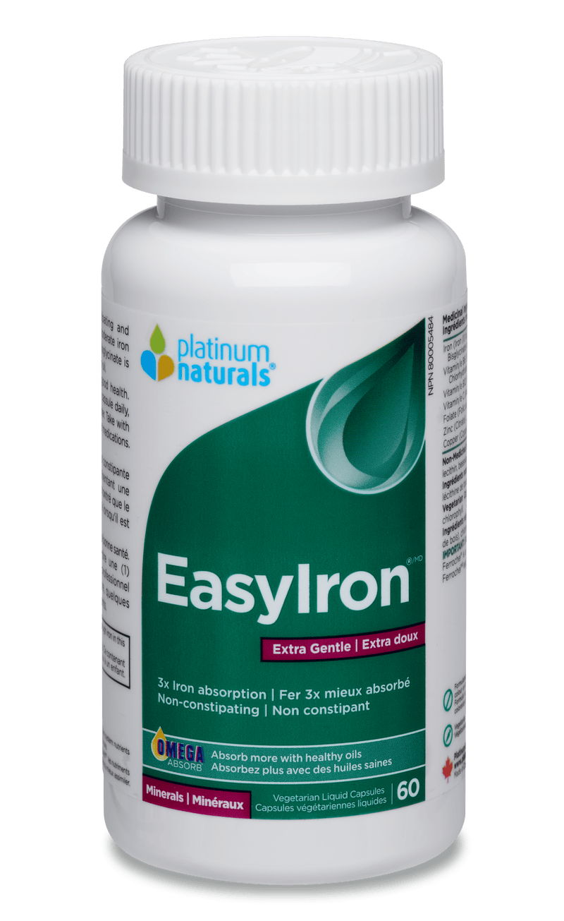 Platinum EasyIron Extra Gentle Prenatal (60 VCaps)