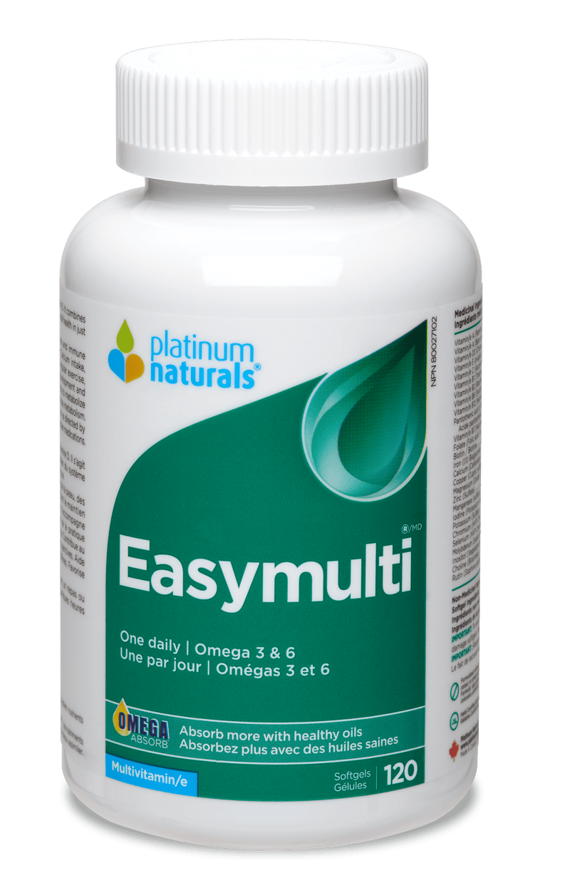 Platinum Naturals EasyMulti Multivitamin (120 Softgels)