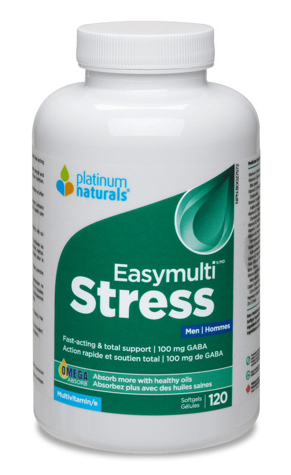 Platinum Easymulti Stress Multivitamin for Men (120 Softgels)