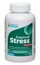 Platinum Easymulti Stress Multivitamin for Women – 120 Softgels bottle front view showcasing its stress-support formula.