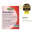 Flora Ferritin+ 30 VCaps providing plant-based iron to support healthy blood and energy levels.