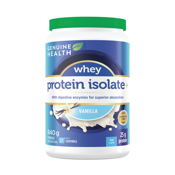 Genuine Health Whey Proteins+ - Natural Vanilla (840 g)