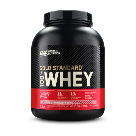 Optimum Nutrition Gold Standard 100% Whey - Delicious Strawberry (5 lbs) [Clearance]