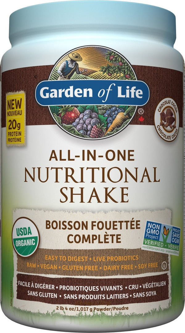 Garden of Life All In One Nutritional Shake - Chocolate 2 lbs Image 1