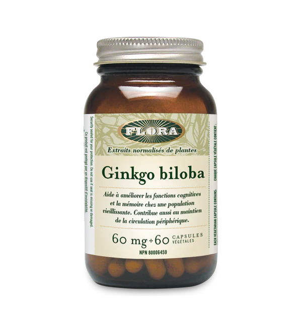 Flora Ginko Biloba 60 mg (60 VCaps)