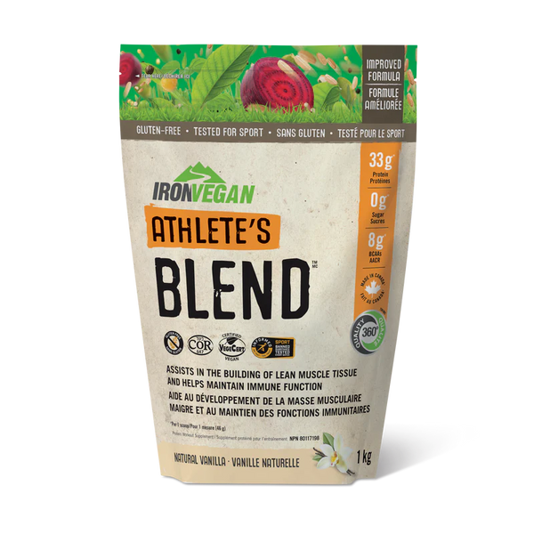 Iron Vegan Athlete's Blend - Natural Vanilla (1 kg)