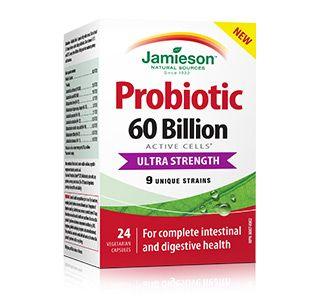Jamieson Probiotic 60 Billion Active Cells Ultra Strength 24 VCaps Image 1