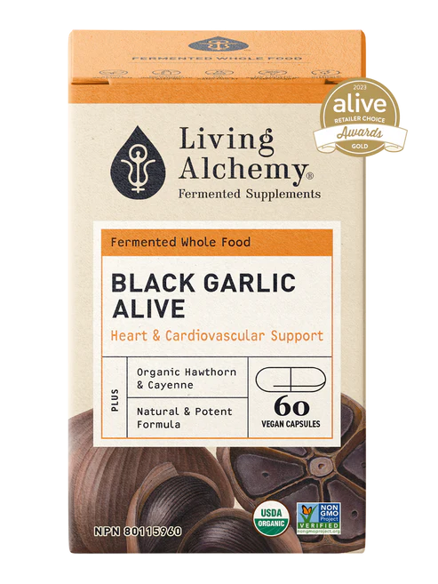 Living Alchemy Black Garlic (60 caps)