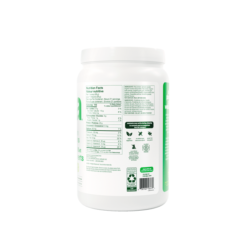 Vega Protein & Greens - Natural Flavoured (586 g)